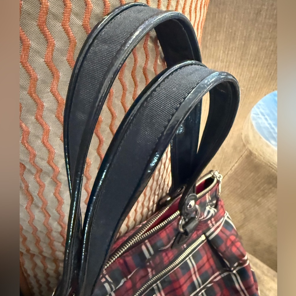 Coach Poppy Tartan Plaid Shoulder Bag - Picture 7 of 15